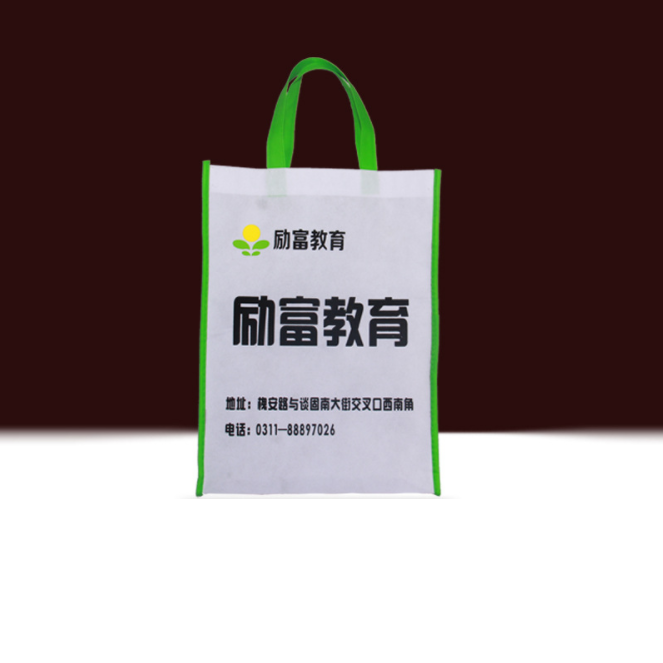 Large Reusable Handle Grocery Tote non woven shopping bag