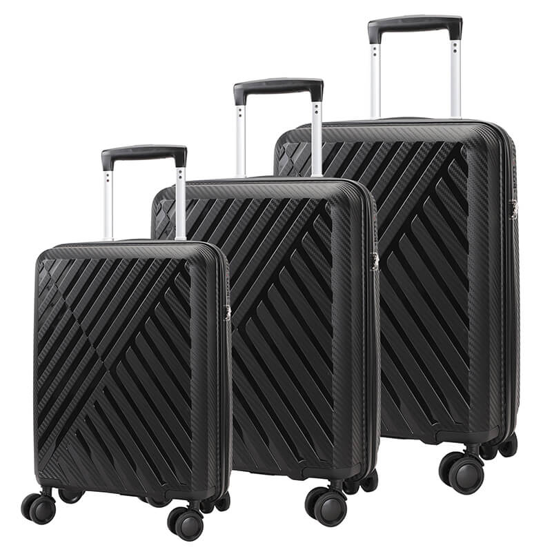 ABS luggage Men Travelling 3 PCS Set 20 24 28 Inch Custom Trolley Bags