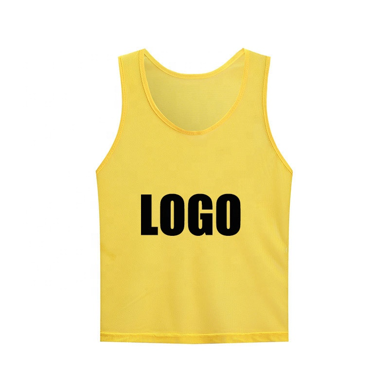 custom logo adult soccer bibs new design football training vest soccer pinnies scrimmage vests