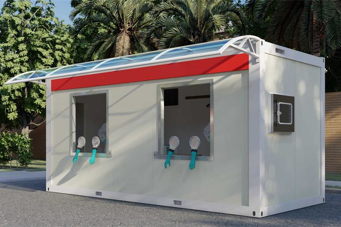 Covid-19 Emergency Modular Hospital & Inspection Container House