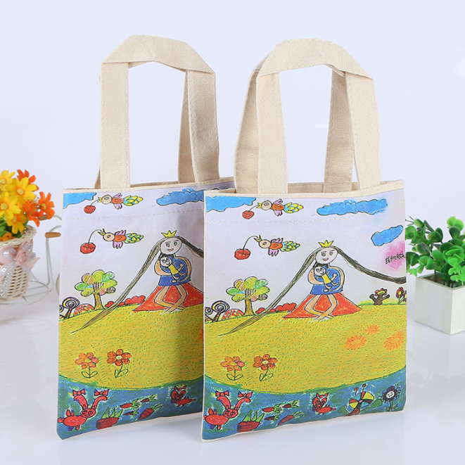 Factory supplier colorful printing canvas bag cotton canvas tote/organic cotton bag