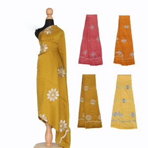 China ifektri Embroidered Satin Lace Indwangu