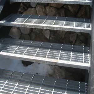Galvanized grating ategun te igbese