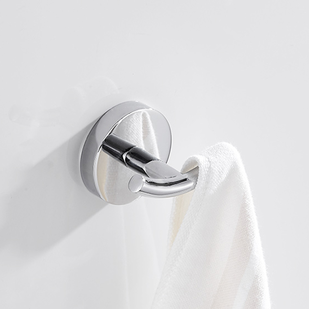 Zinc Alloy Bathroom Cóta Cúlpháirtí Hook Seomraí Leapa agus Seomra Folctha úsáid Robe Hook