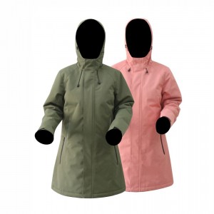 Jacket ya baridi ya wanawake ya mtindo na kitambaa cha kuenea