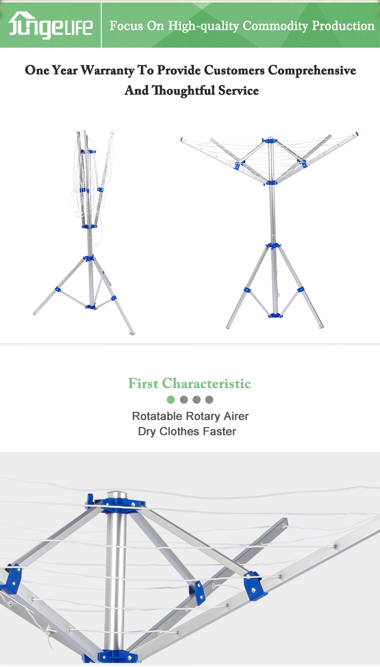 ខ្សែអាលុយមីញ៉ូ Rotary Wash Line