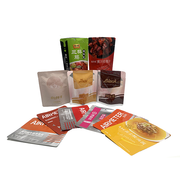 Custom Printed Barrier Sauce Packaging Ready to Eat Meal Packaging Retort Pouch