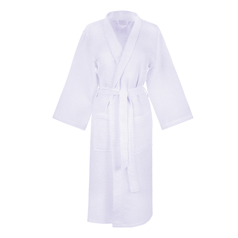 Waffle bathrobe for men and women for family hotel beauty Salon