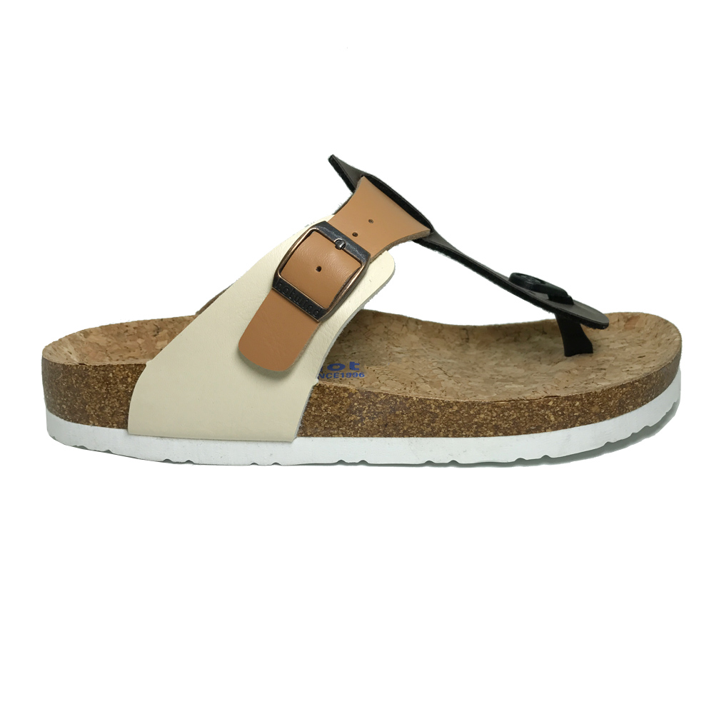 Classic Mens Multi Color Thong Cork Sandal