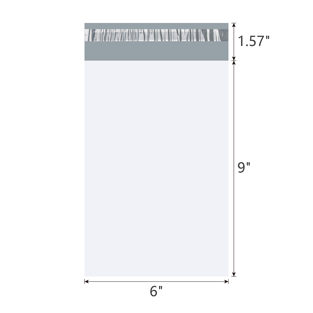 6×9 2mil Tear-Proof Poly Bags Small Light Weight Shipping Poly Mailers