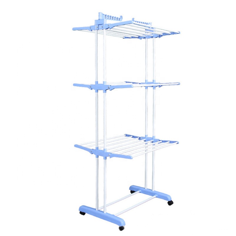 Rack Plygu Dillad Collapsible