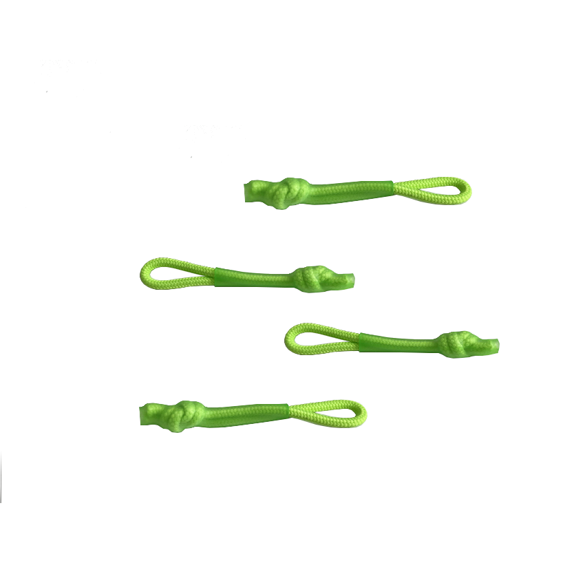 Fluorescent Green Nylon Rubberized Drawstring