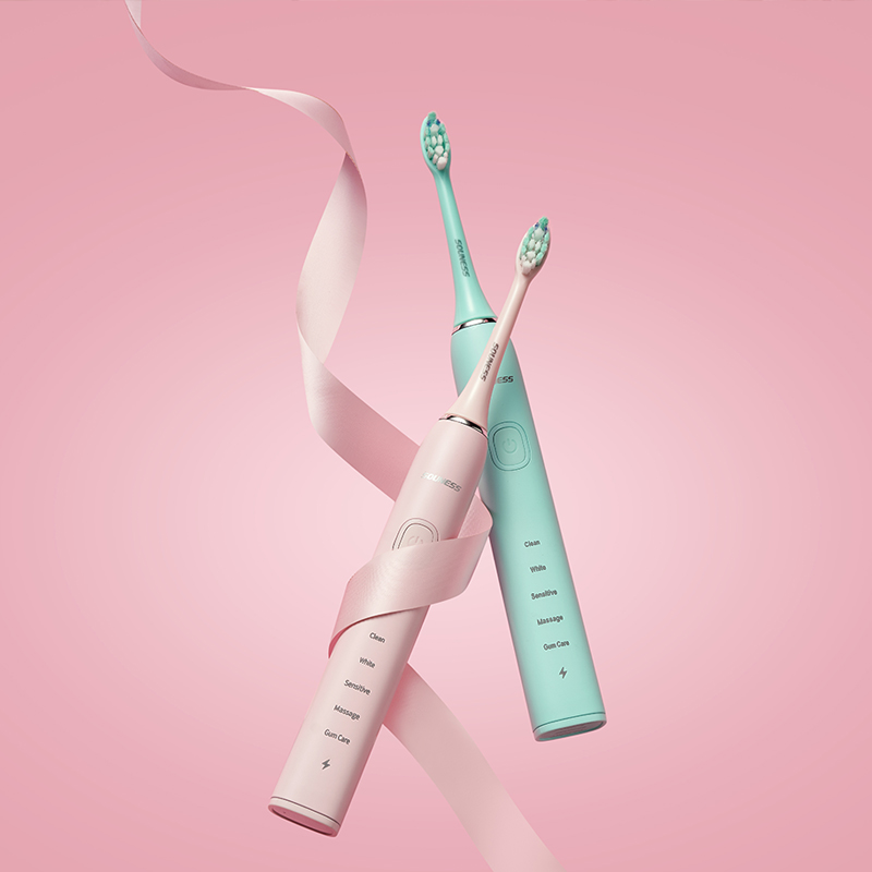 Portable Travel USB Rechargeable Whitening Sonic Electric Toothbrush