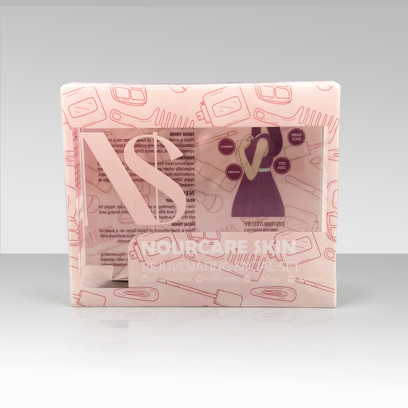 Printed hot sale strong and durable folding packing plastic box for cosmetics, print with custom logo and brand