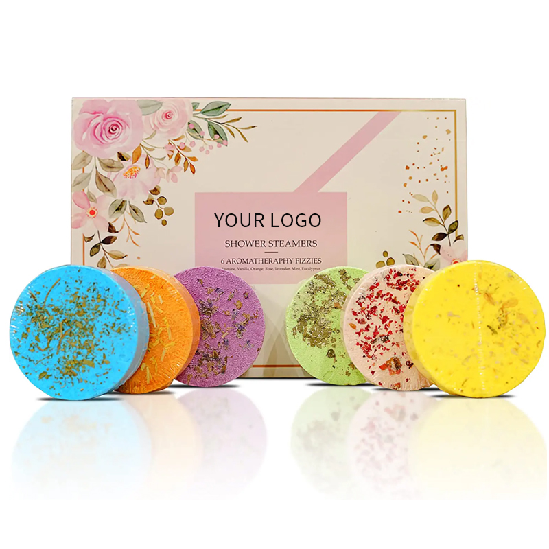 OEM Pack ea 6 Aromatherapy Gift Set Natural Organic Vegan Fizzies Eucalyptus Bath Shower Steamers