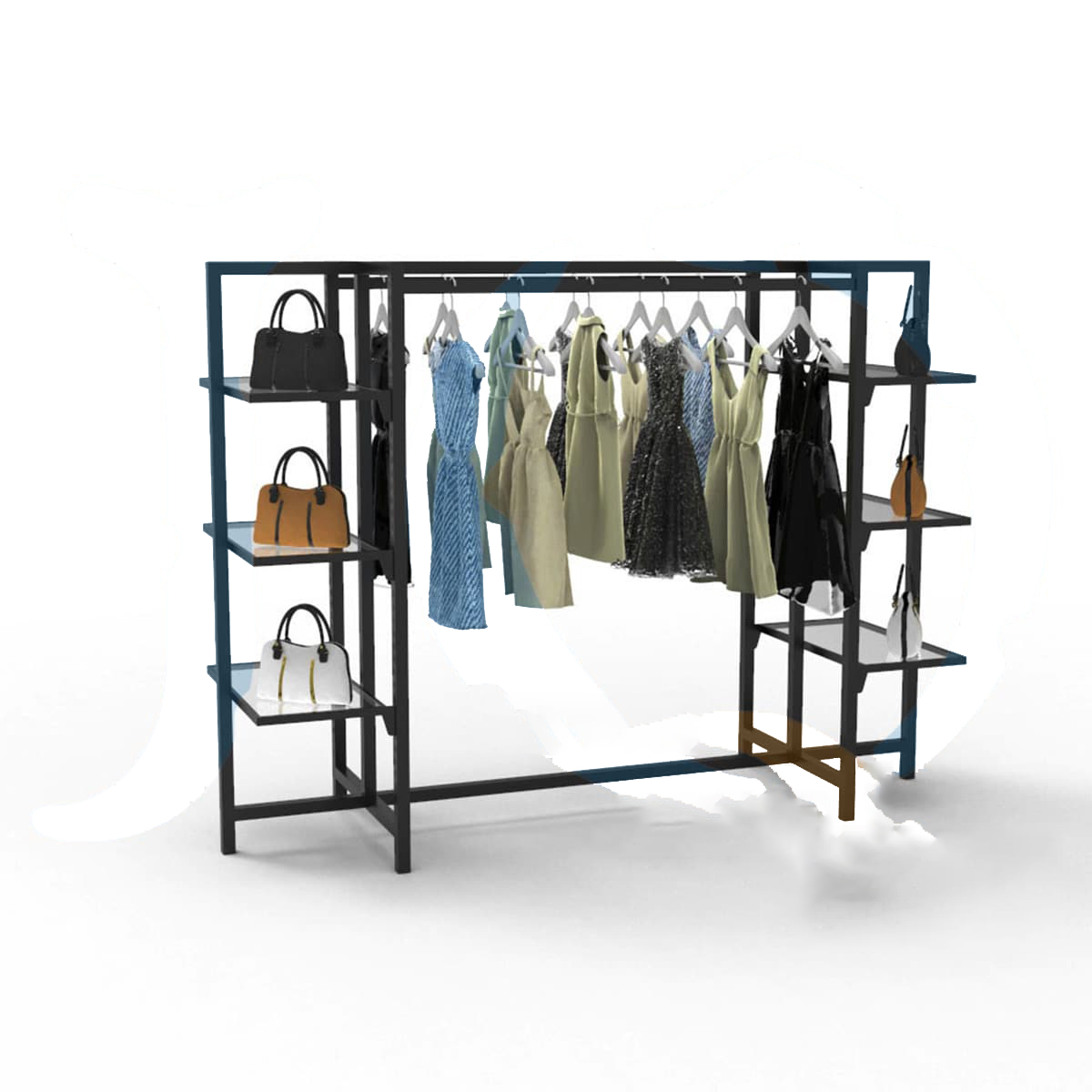 Custom clothing display Stand