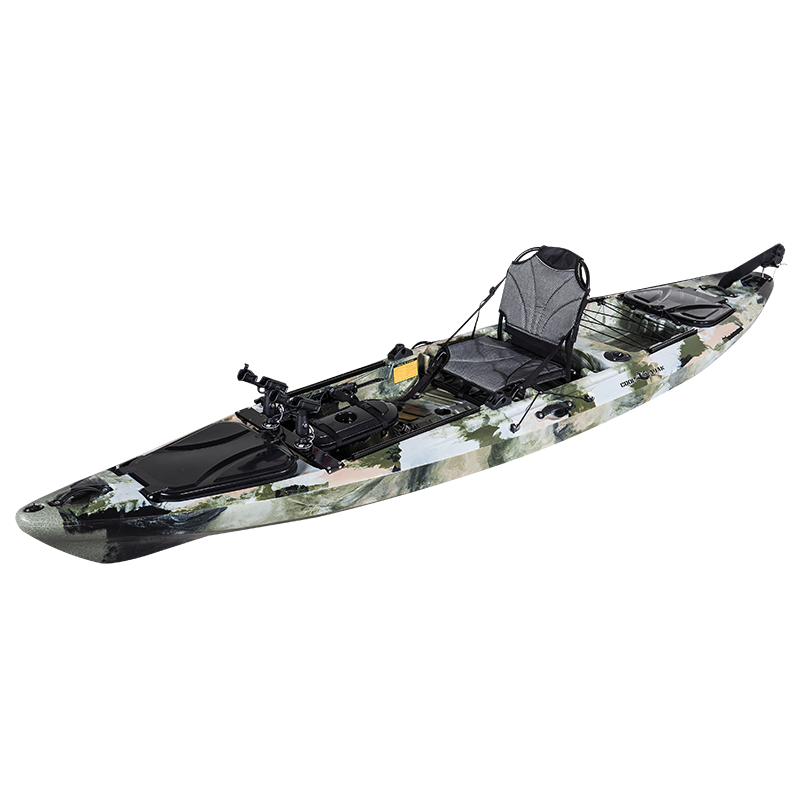 Bateau en plastique pour kayak de pêche Big Dace Pro Angler 13 pieds