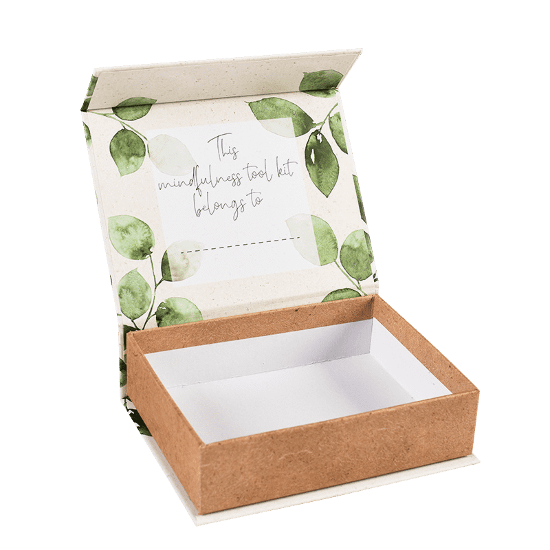 Printing Logo Book Shape Rigid Gift Box   Magnetic Closure Box
