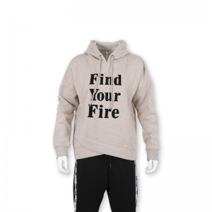 hoodie sweatshirt in Flocking for lady