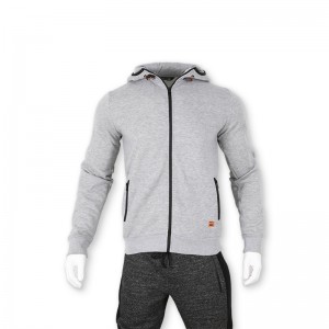 Men’s zipper hoodie track jacket