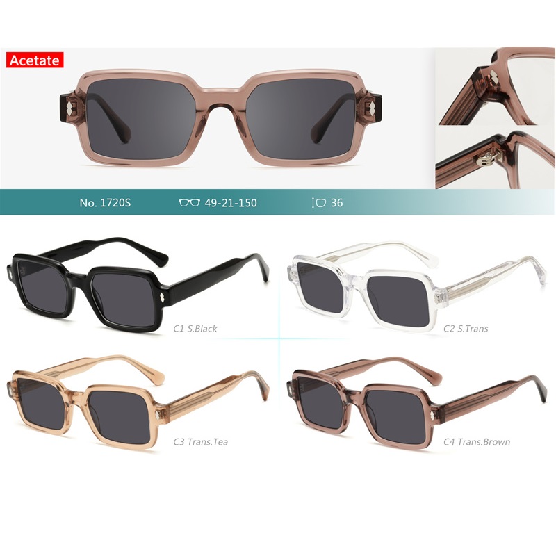 T1720S fashion sunglasses small frame rectangle design