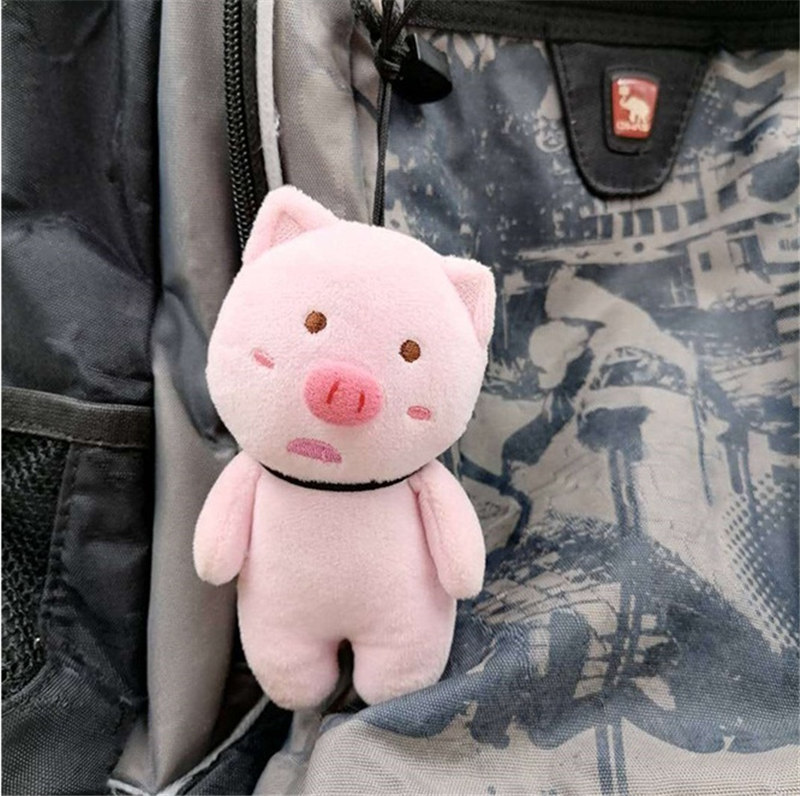 Hanging Plush Pig Schoolbag Pendant Keychain