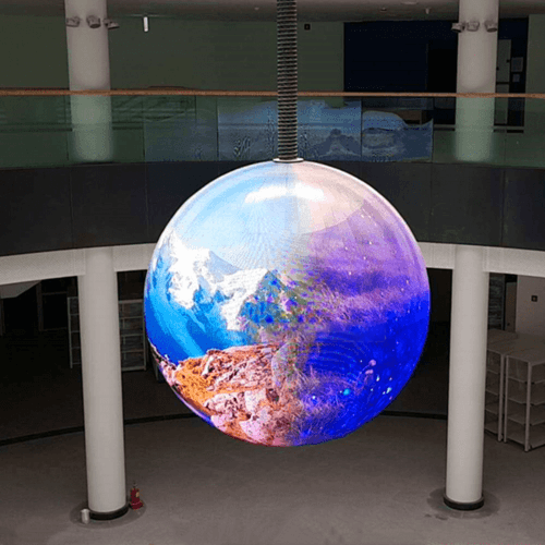 LED Ball Display Diameter 2M Indoor Spherical LED Screen Customized LED BallLED mobile display