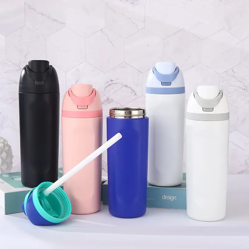 20oz BPA -Free SS Vacuum Water Bottle For Sport
