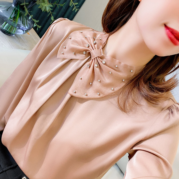 Traditional Designer Silk Long Sleeve Blouses for Women