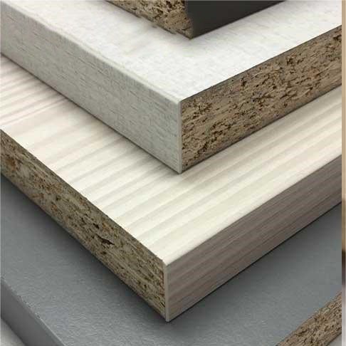 Melamine faced chipboard