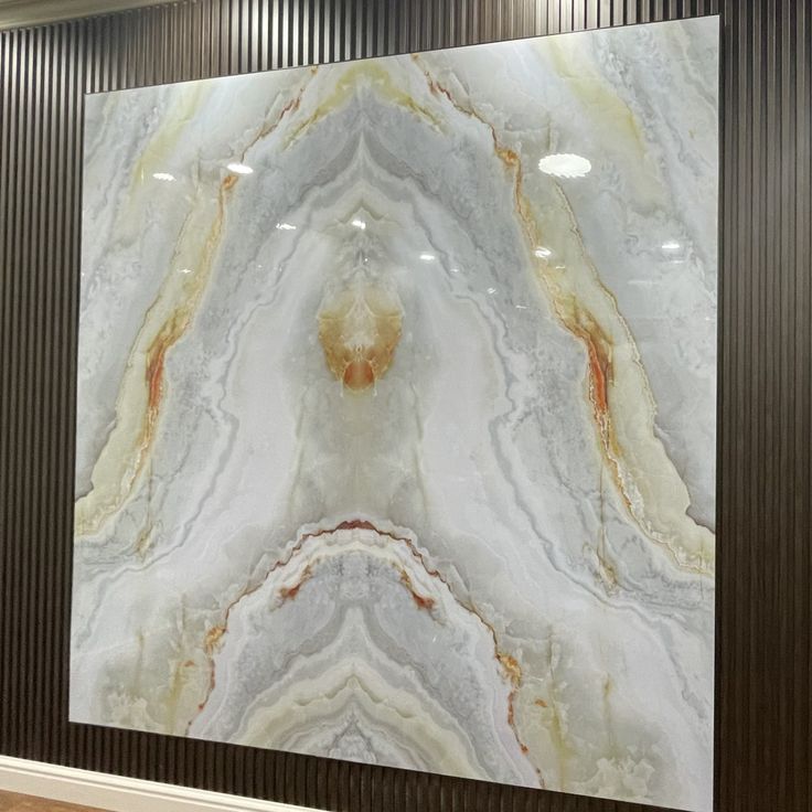 1220*2440*3mm 3D UV marble sheet interior decoration for Saudi Arabia market