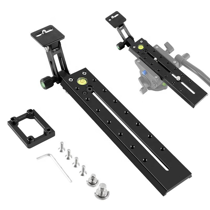 Camera Telephoto Lens Quick Release Plate Base Long Plate Long Camera Lens Bracket for Manfrotto Sachtler Hydraulic Head.