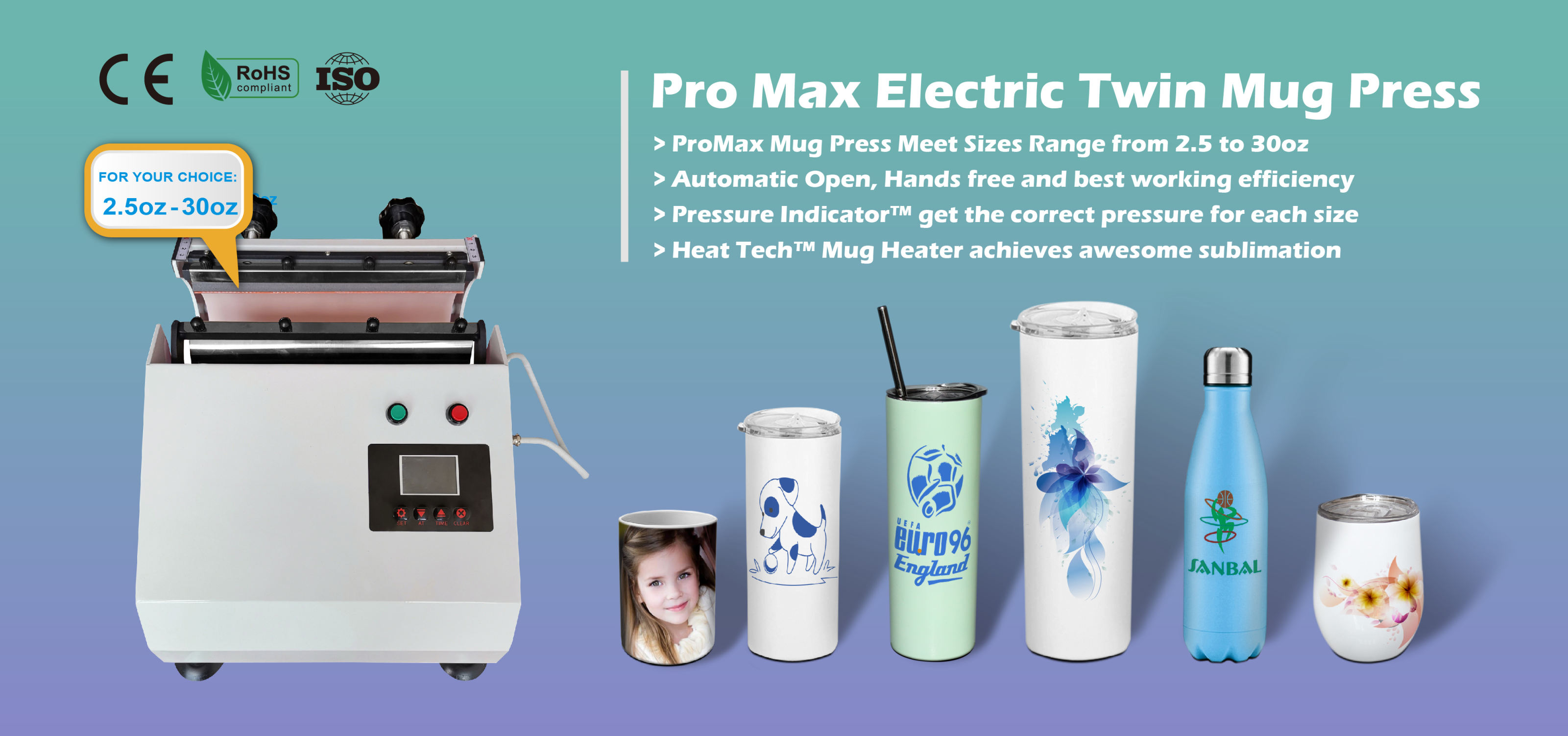 20 oz tumnbler heat press