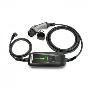 โหมด 2 EV Charger แบบพกพา (16A 1 เฟส 3.6KW) พร้อม 16ft/5m Type 1/2 Connector