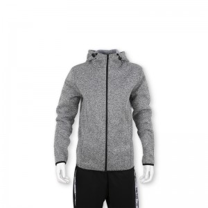 Áo khoác dây kéo phù hợp với vải cation dành cho phụ nữ với áo hoodie