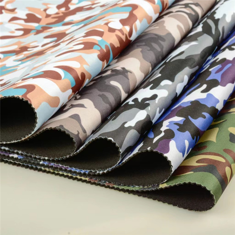 Camo Neoprene Fabric 2MM Customizable Design Neoprene Rubber Sheet For Battle Fatigues and Gloves