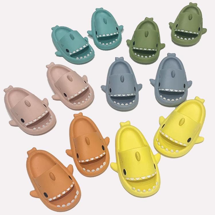 Oanpaste Summer Funny Cute Andult Bern Beach Shark Slides Slippers