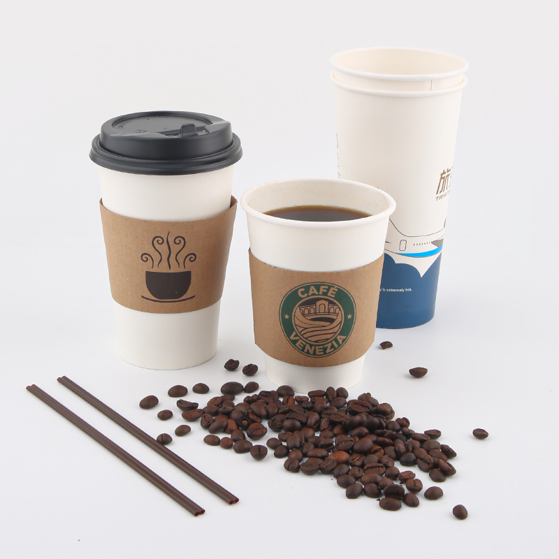 16 Oz Custom Printed Compostable Paper Cup