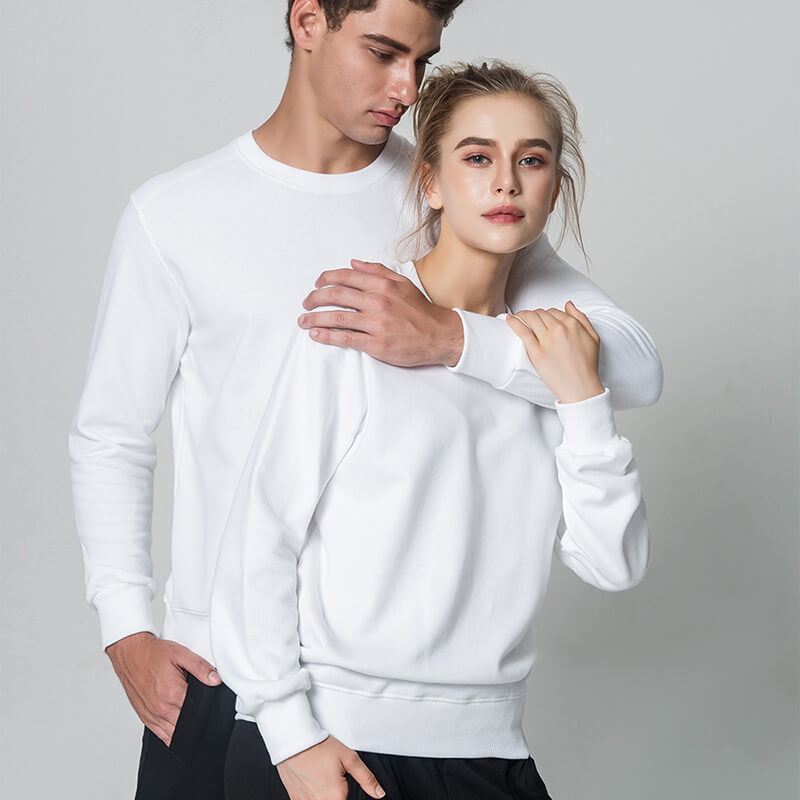 Unisex O-Neck Hoodies Tops Pullover Fashion Basic Sweatshirt Fleece Hoodie Blank Men's Hoodies