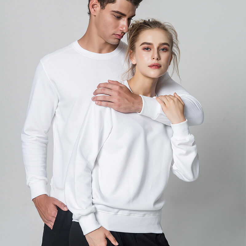 Sudaderas con capucha unisex con cuello redondo Tops Pullover Sudadera básica de moda Sudadera con capucha polar Sudaderas con capucha para hombre en blanco