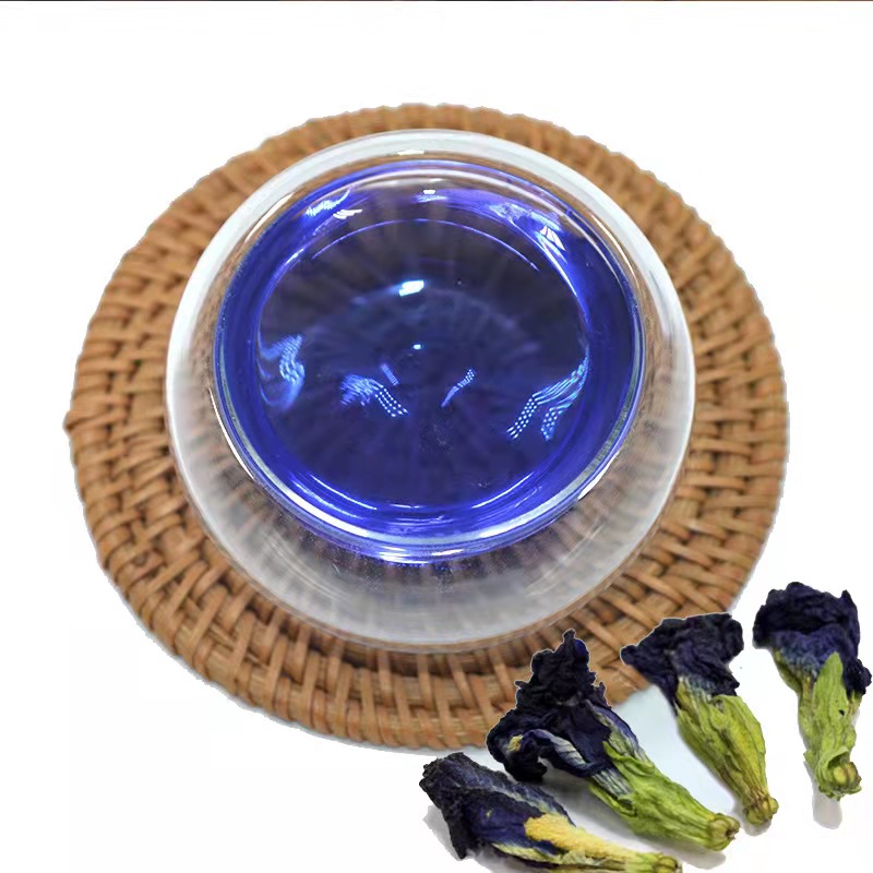 Wholesale Omisitsoeng Blue Butterfly Pea Flower Tea Organic Butterfly Blue Pea Tea