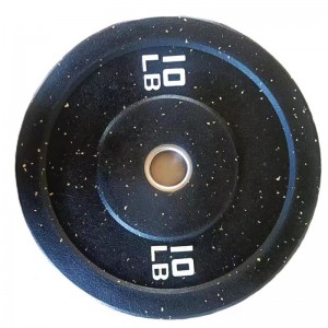 black rubber weight plate