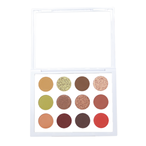 12 Colors Transparent Eyeshadow Palette with Magnetic