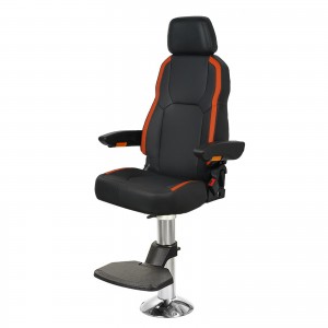 Captain Seat for Boat, Boat Chair Marine Seats without pedestal suspension base