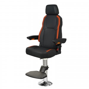 Captain Seat for Boat, Boat Chair Marine Seats without pedestal suspension base