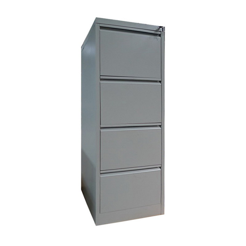 HG-003-B-4D 4 Drawer Metal Filing Cabinet Flat Packed Structure Powder Coating Finish