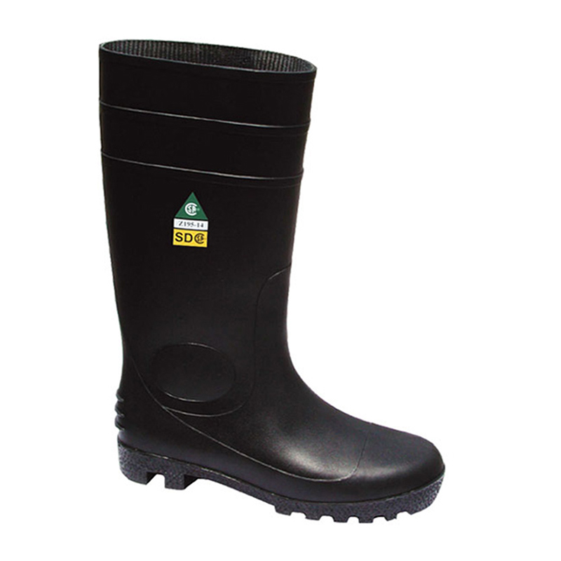 CSA Certified PVC Safety Rain Boots with Steel Toe and Midsole