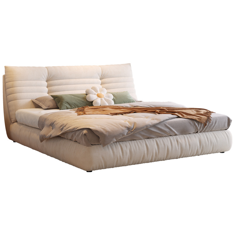 Caterpillar bed modern master bedroom wabi-sabi style