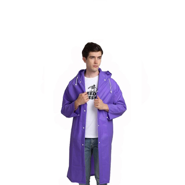 EVA custom eco-friendly waterproof raincoats