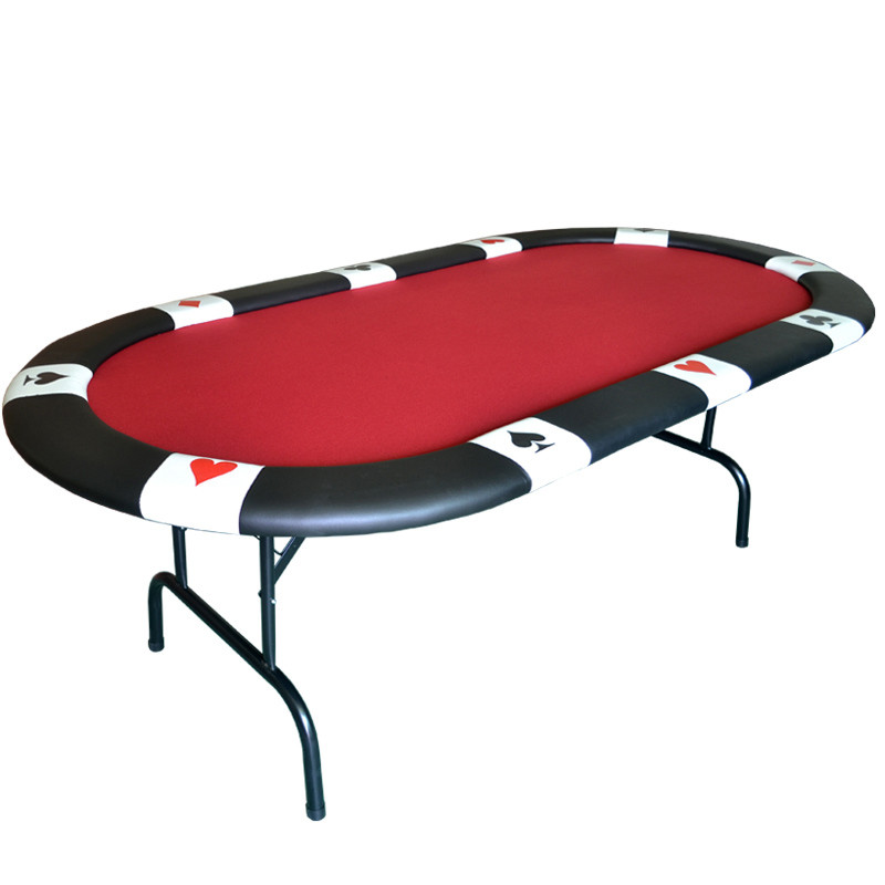 2.1M Poker Table With Folding Legs